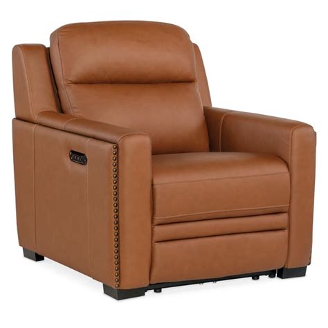 hooker fendi leather recliner|hooker mckinley recliners.